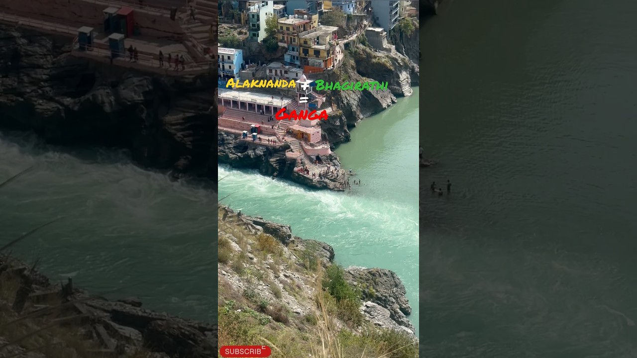 Alakananda & Bhagirathi River Sangam &hellip;..#shorts #ganga