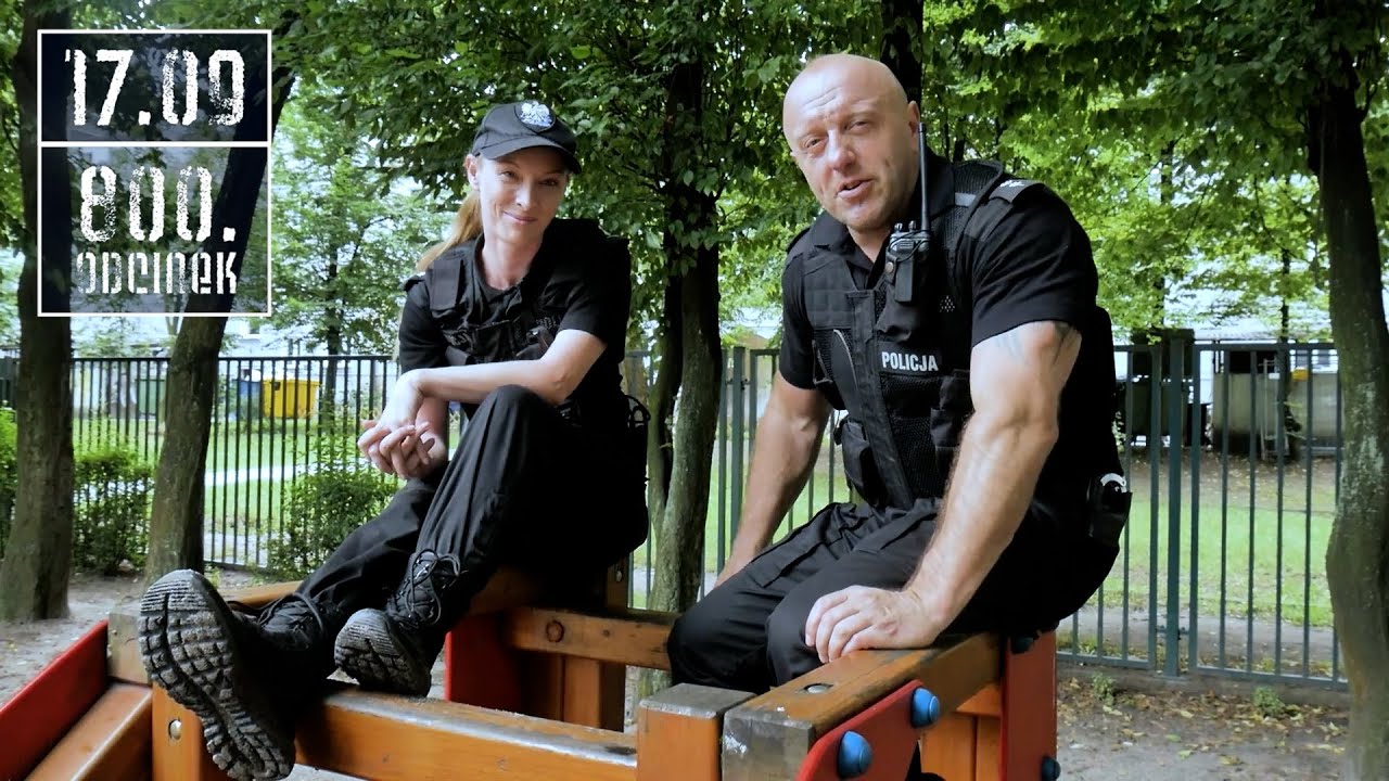 Alicja Dąbrowska i Mariusz Węgłowski zapraszają na 800. odcinek serialu Policjantki i policjanci.