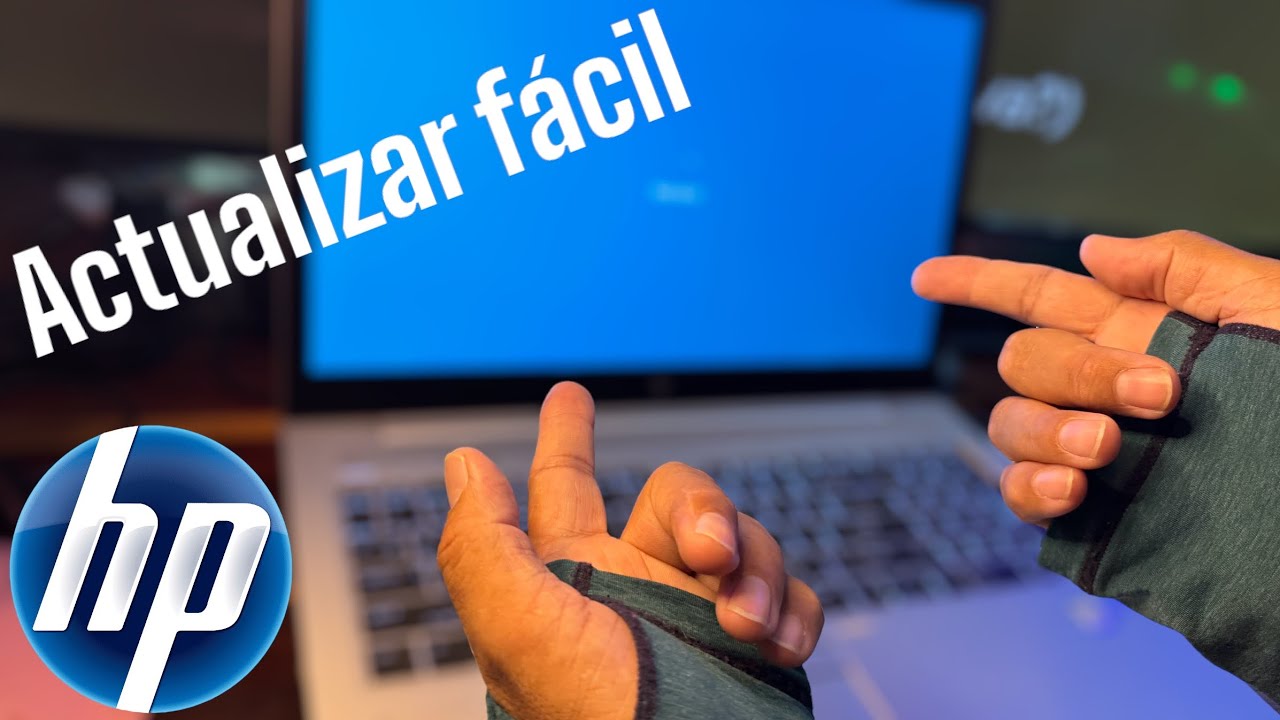 Cómo actualizar laptop HP de manera sencilla conectado a internet ?