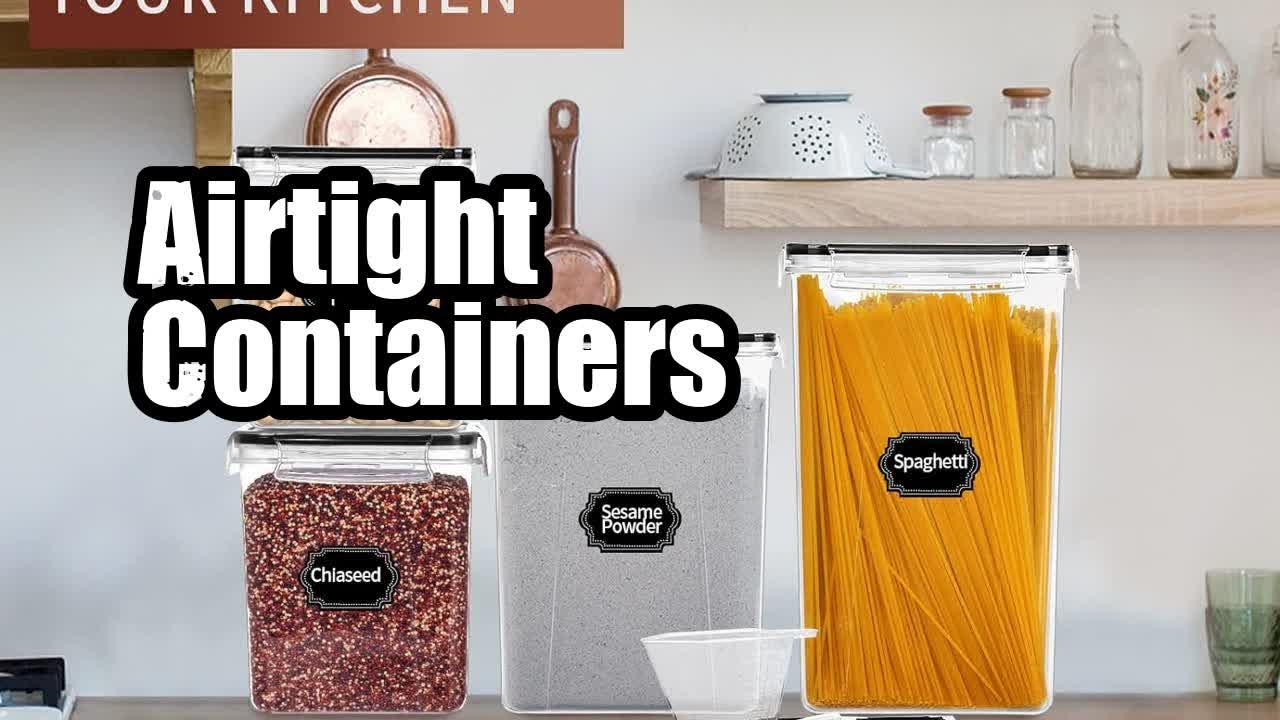 Review Skroam Large Airtight Food Storage Containers
