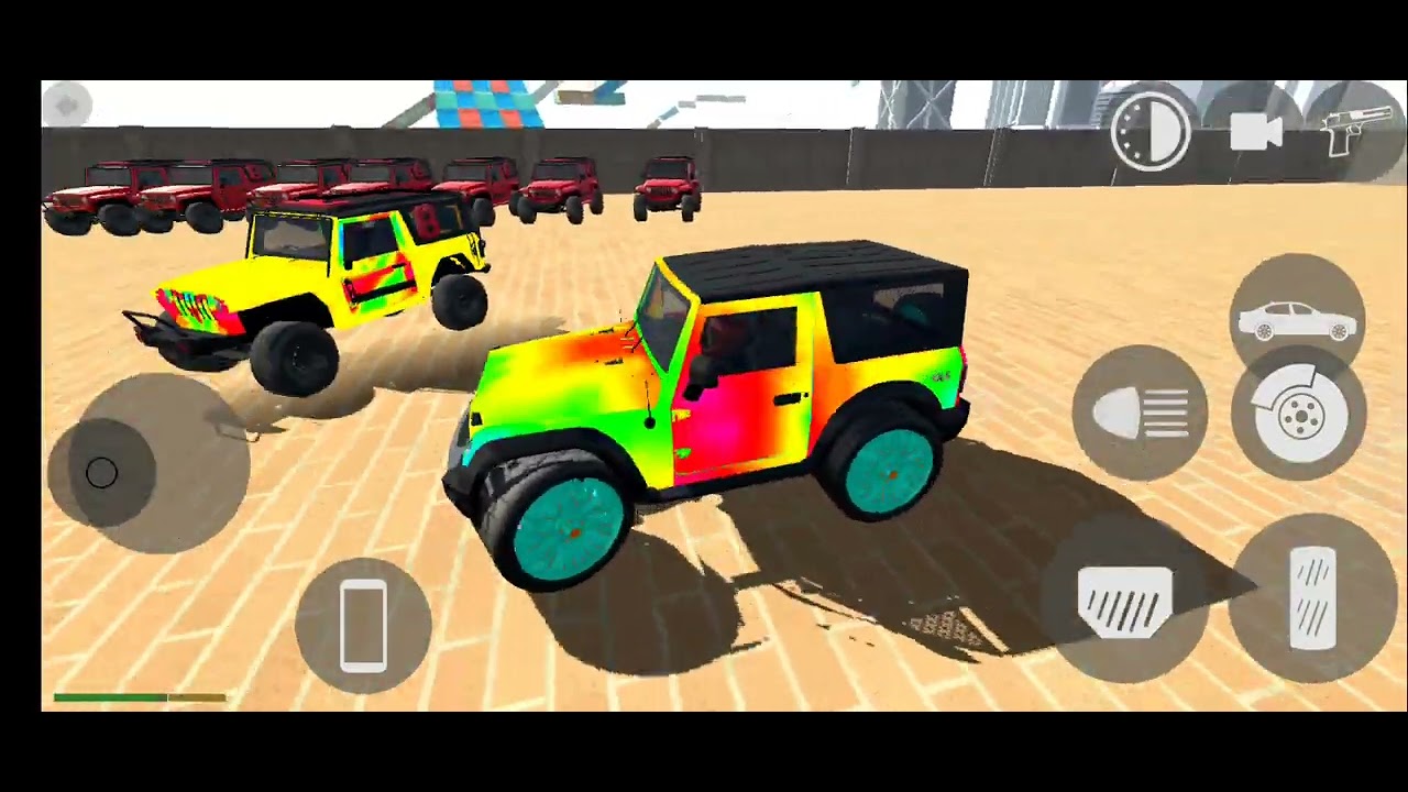 Indian bike 3d #video #shorts video Thar😎😎😎