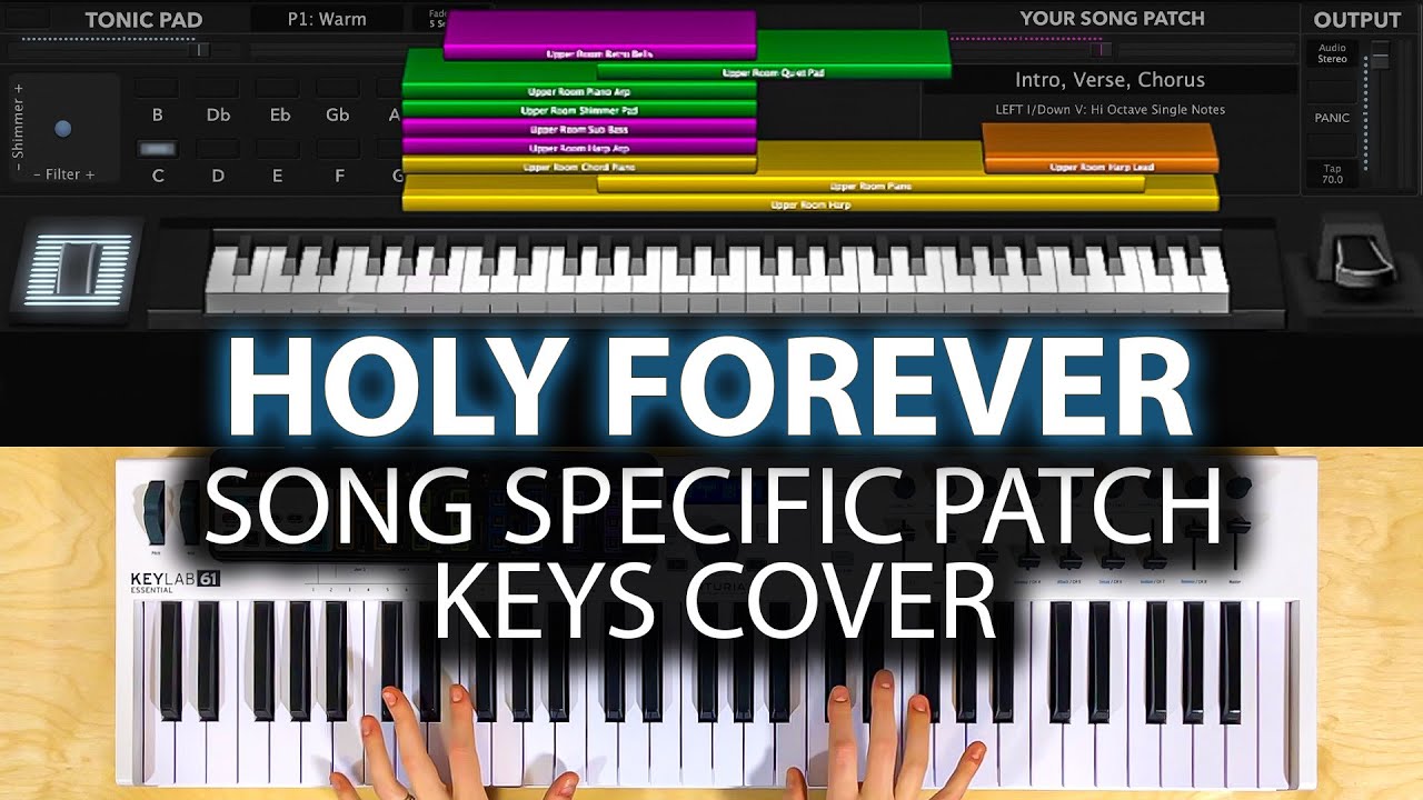 Holy Forever MainStage patch keyboard cover- Chris Tomlin