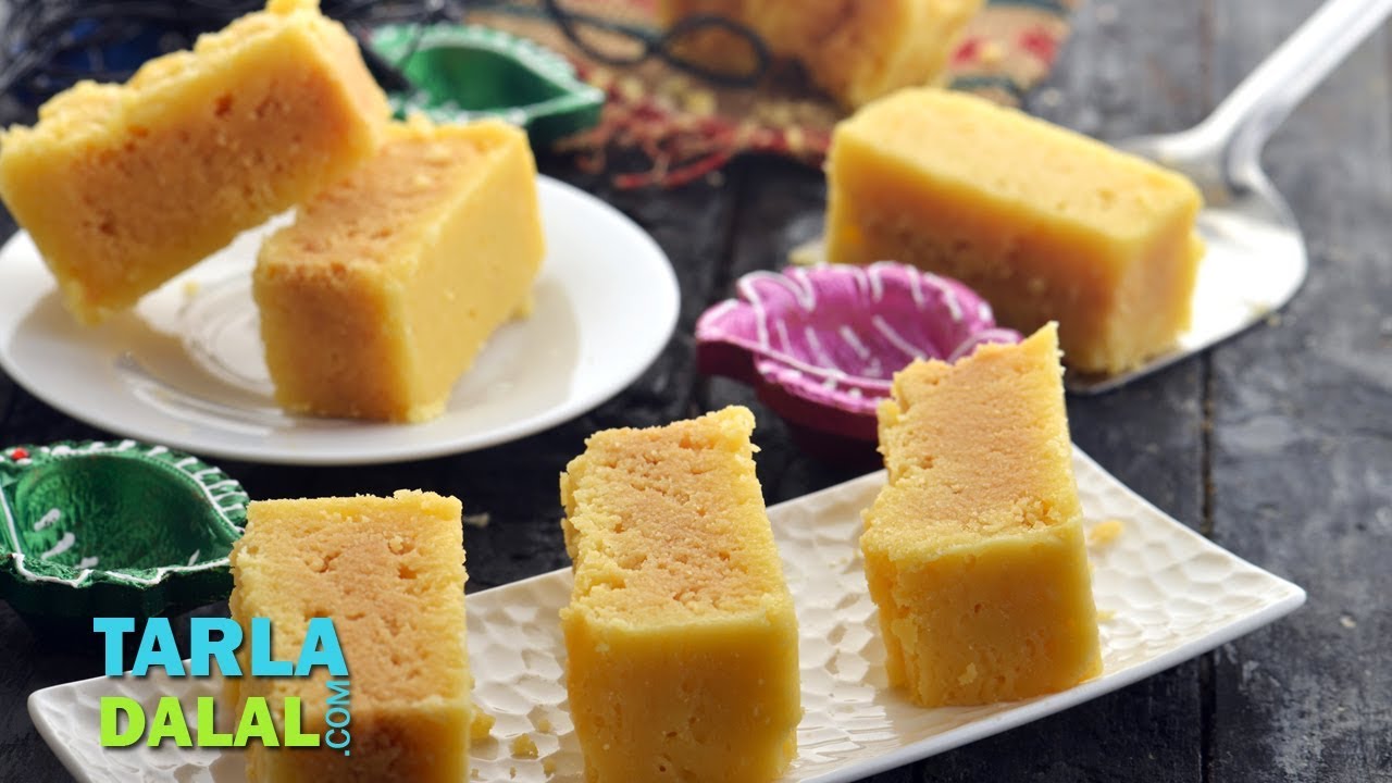 दक्षिण भारत की मशहूर मिठाई- मैसूर पाक | Mysore Pak by Tarla Dalal