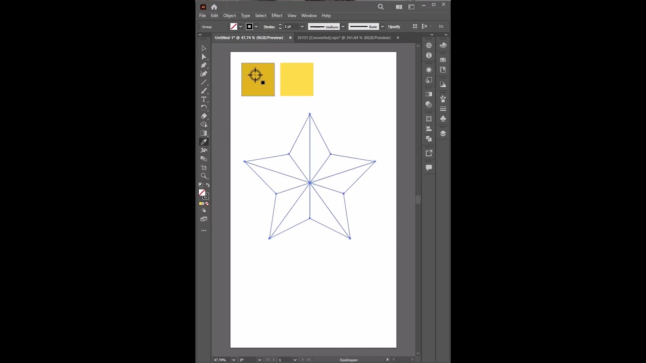 How to make 3D Star in illustrator with pathfinder