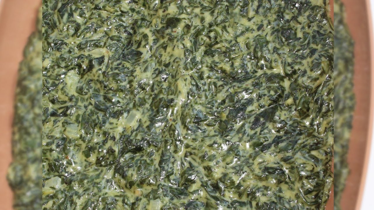 CREAMED SPINACH recipe/ how to make creamed spinach/ creamy spinach #creamedspinach #spinach