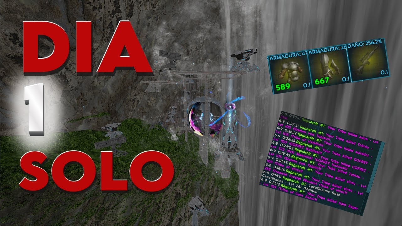 Como un SOLO de 10.453 HORAS DOMINA en un Wipe - INX 1 Solo - ARK PvP