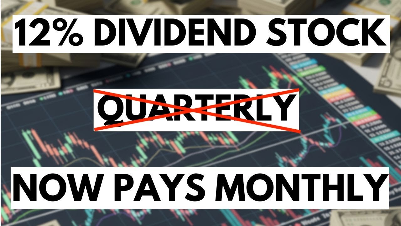 One Of My 12% Dividend Stocks Just Switched To MONTHLY Dividends