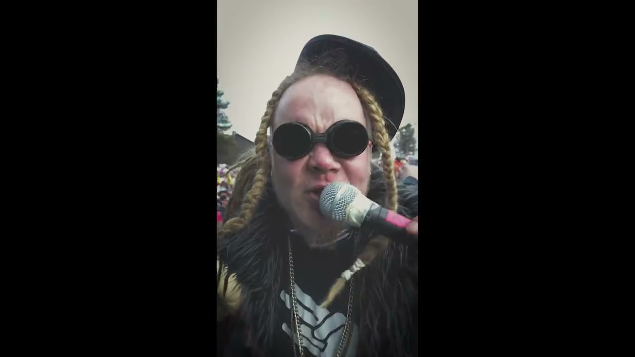 Levi-äijä - Lumimyrsky (Live @Levin megavappu 2018) Sandstorm Rap orig. by darude