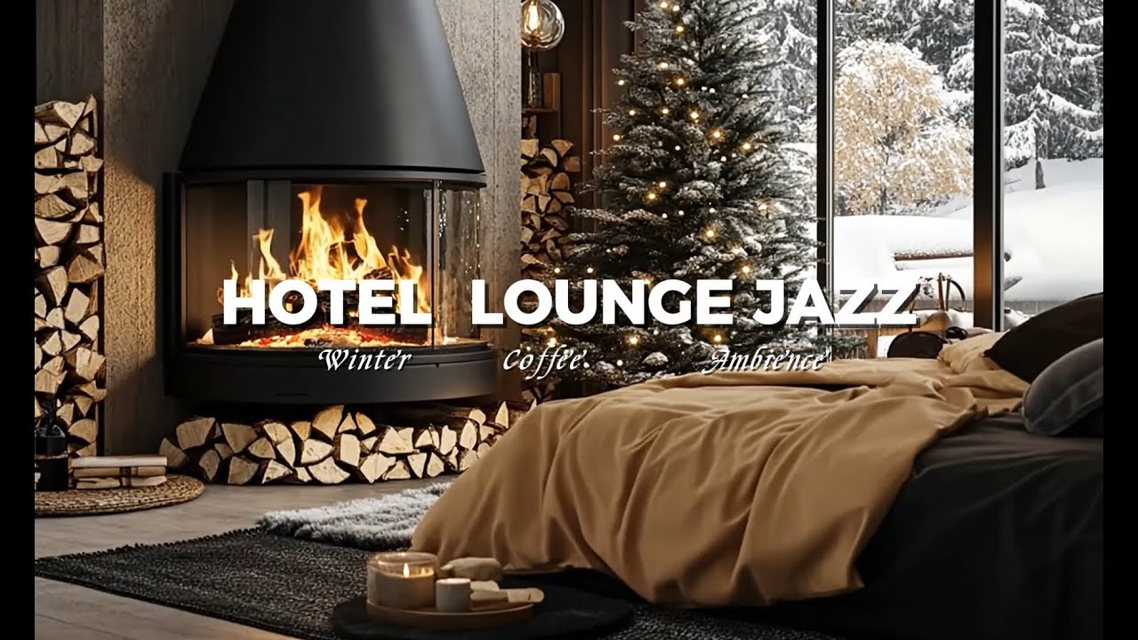 Hotel Lounge Jazz BGM - Smooth Relaxing Jazz Music for  Winter Night Cafe Music