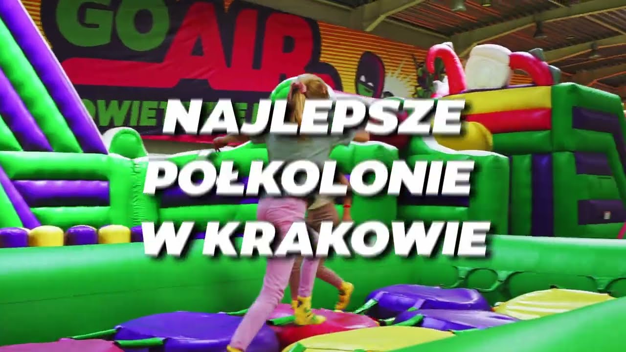 P&oacute;łkolonie dla dzieci w GOjump & GOair & GOkidz! Krak&oacute;w