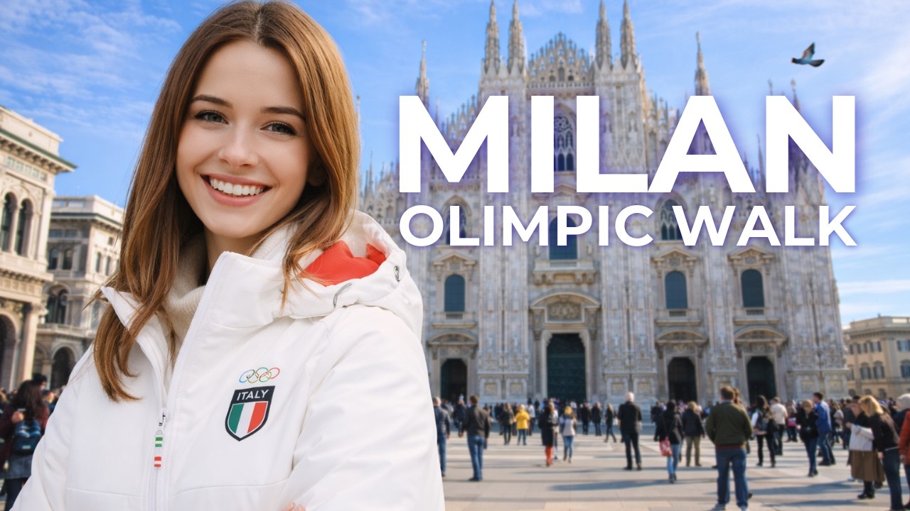 What Milan Feels Like During the Winter Olympics - Urban Walk in the City Center