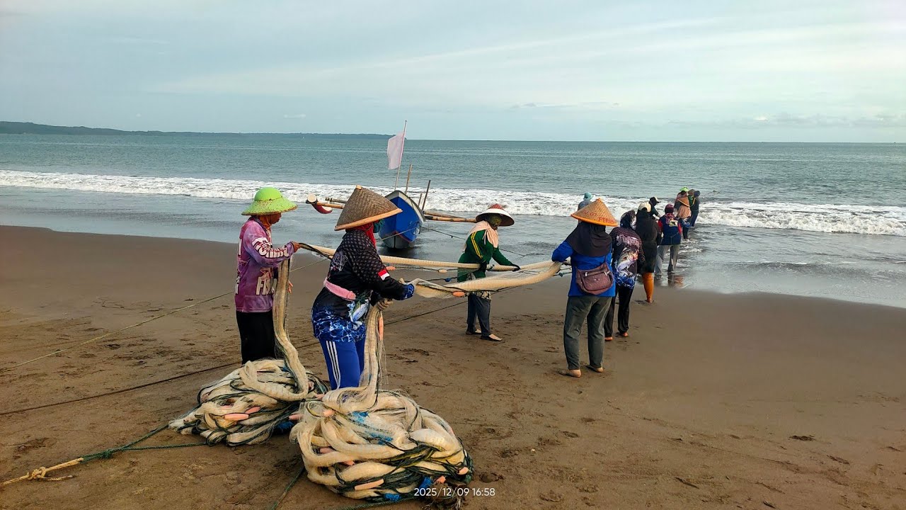 🔴4K Cuaca Pantai Pangandaran 9 Desember 2025 - Nelayan Pangandaran 