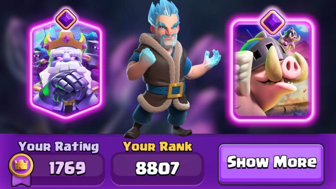 Best Evo Royal Hogs Deck For Top Ranked in Clash Royale