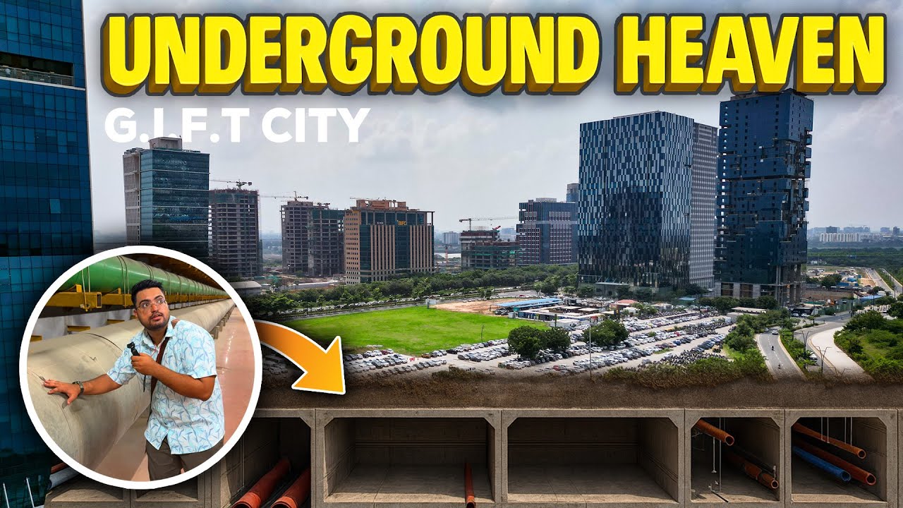Inside India’s Hidden Mega-Tunnels at GIFT City | जमीन के नीचे बना FUTURE CITY