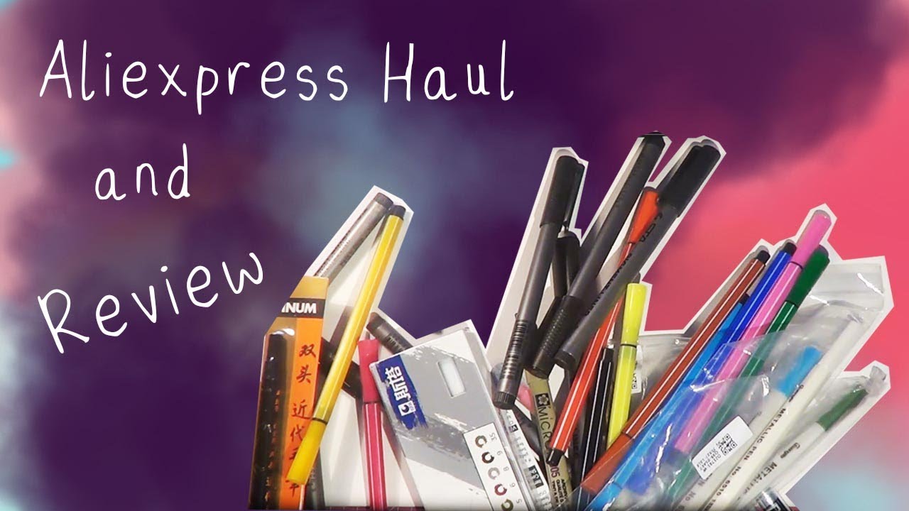 Aliexpress Art Haul and Review