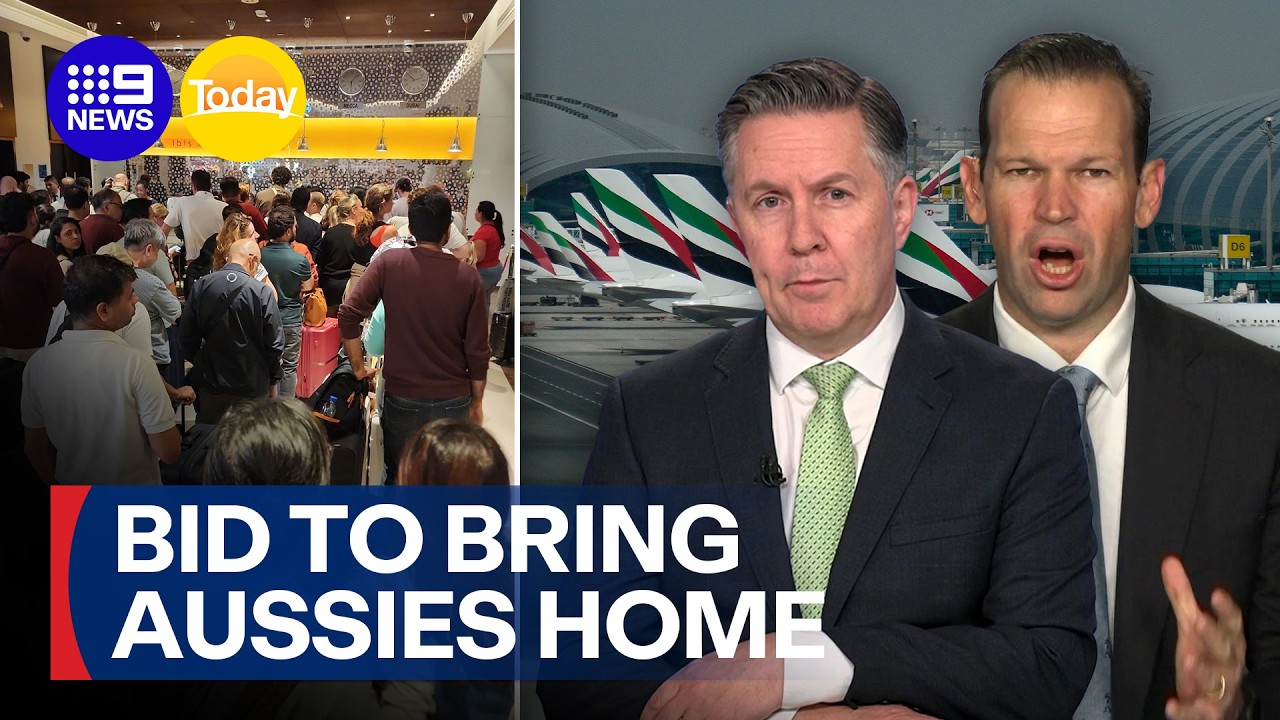 Thousands of Australians remain stranded in the Middle East | 9 News Australia