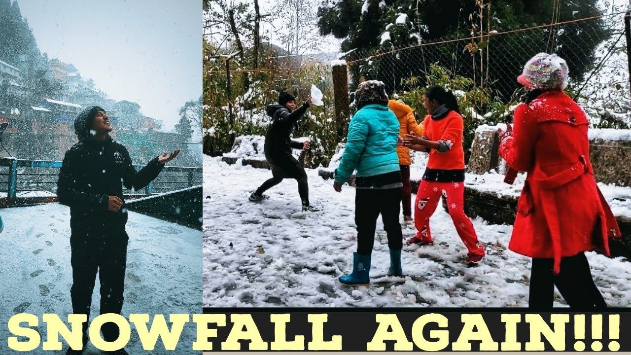 Heavy Snowfall again at Darjeeling !!!!| Explore Darjeeling