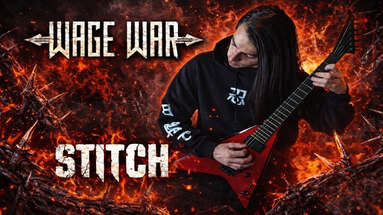 Wage War - Stitch TABS ON SCREEN guitar cover