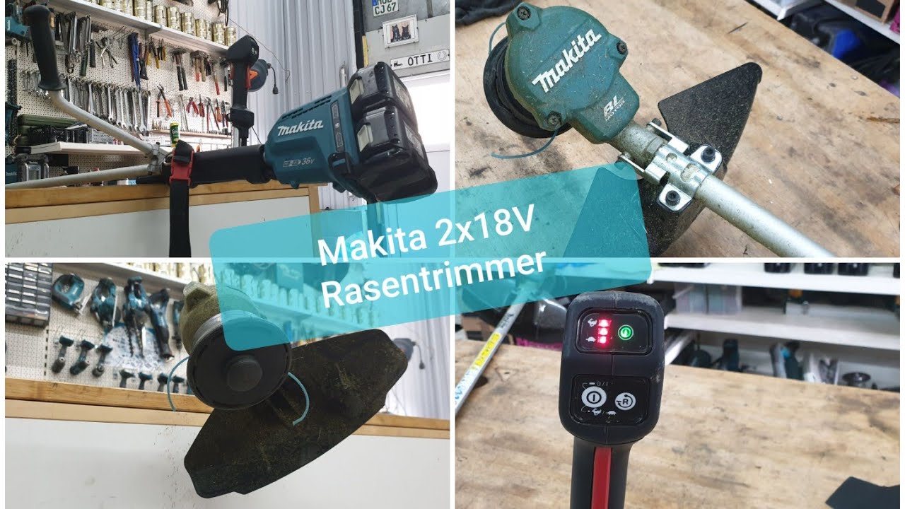 Makita 2x18V Akku-Rasentrimmer DUR365U Produkttest (vergl. m. DUR368AZ, DUR369AZ, DUR181Z)