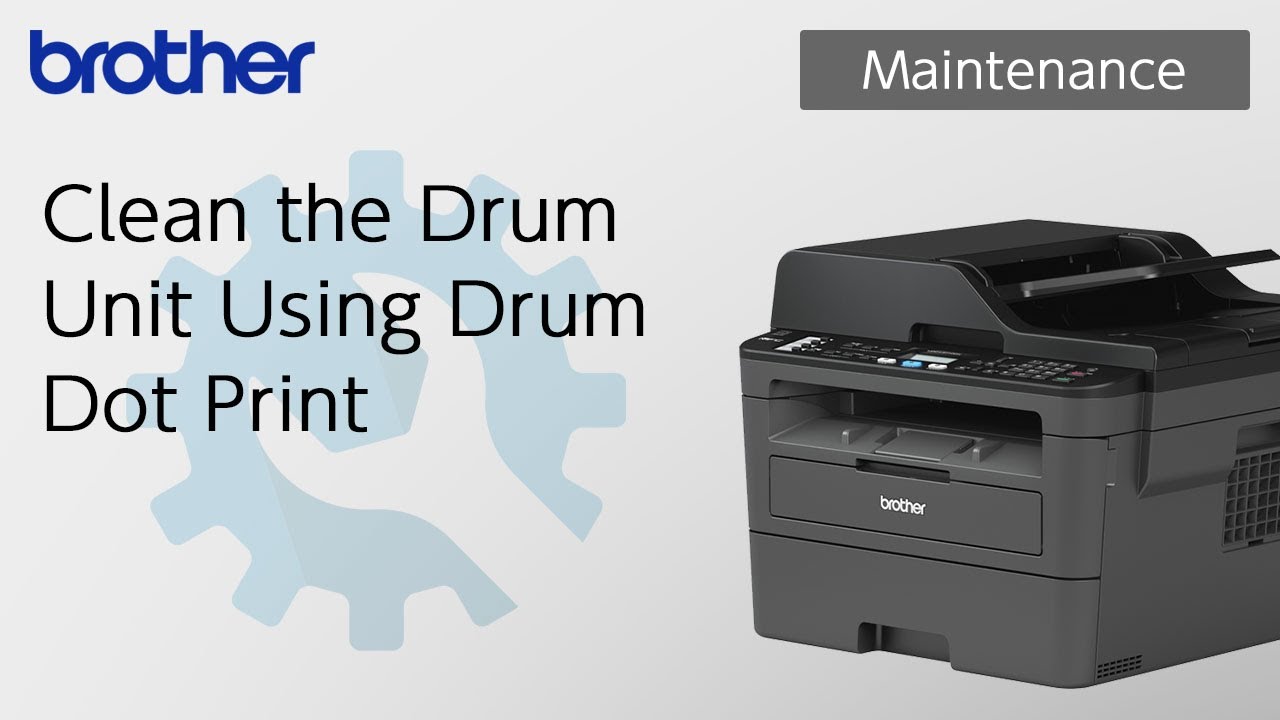 Clean the Drum Unit Using Drum Dot Print [Brother Global Support]