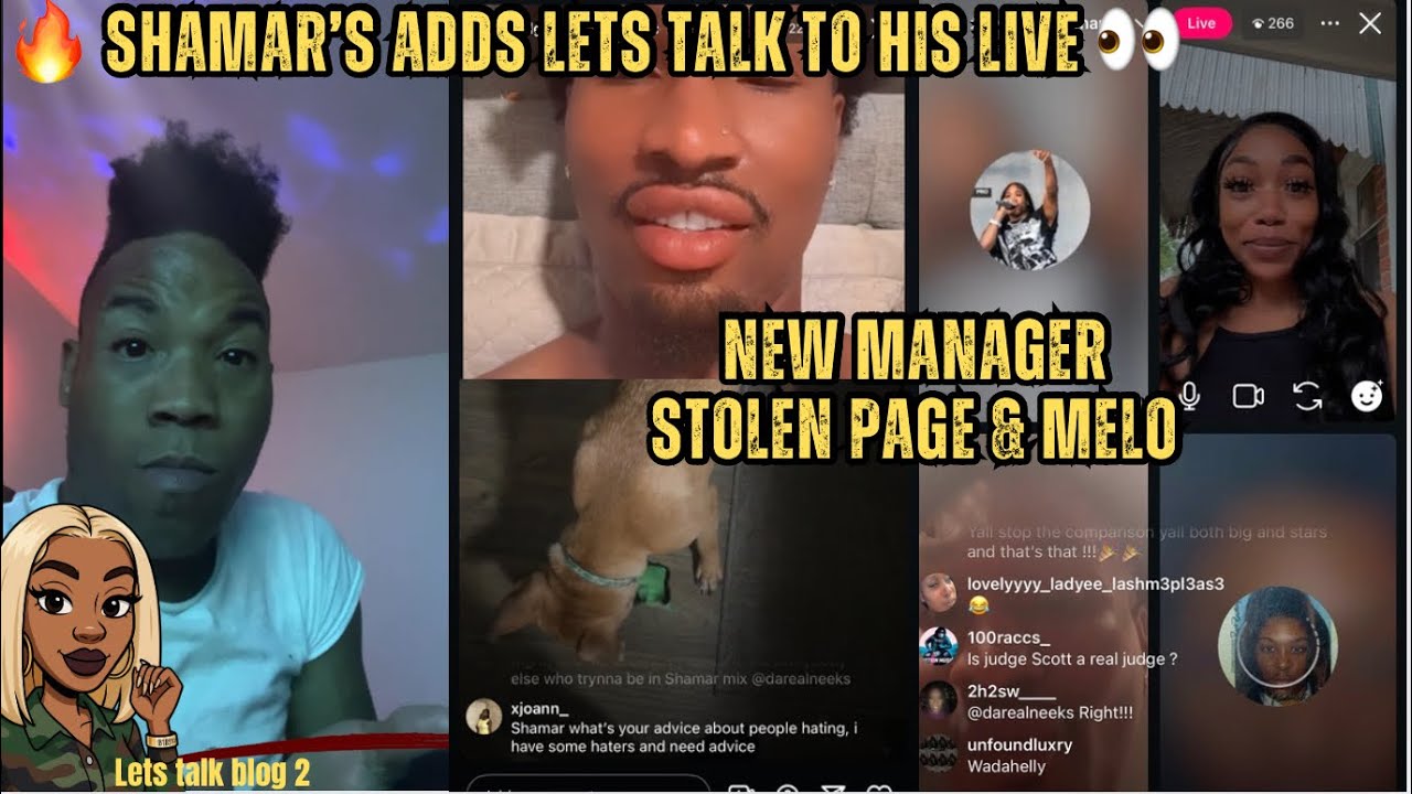 🔥 Shamar&rsquo;s New Era? Let&rsquo;s Talk Joins His Live | New Management & Old Page Drama 👀