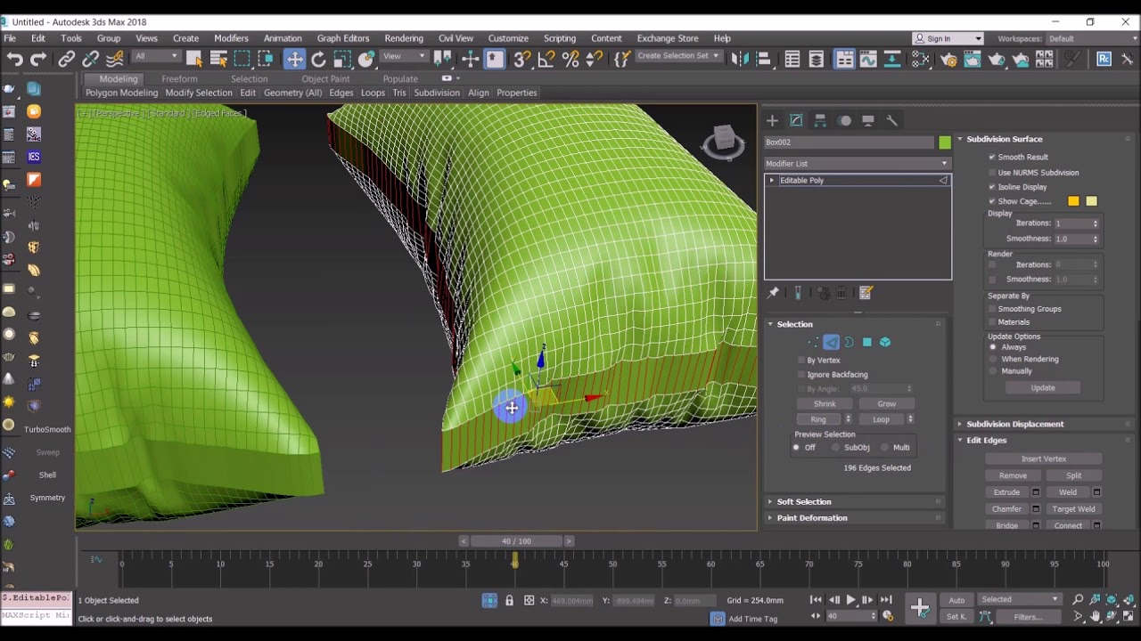 Vẽ cái gối trong 3dsmax