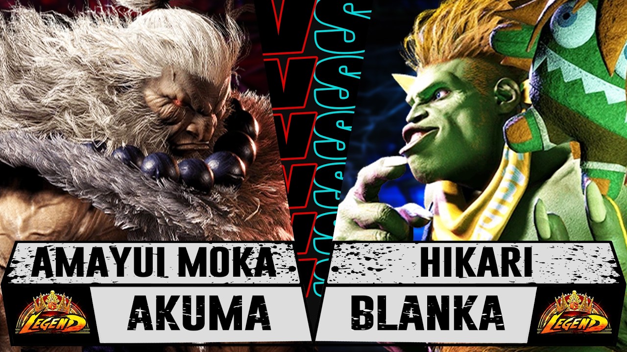 Amayui Moka (Akuma) vs Hikari (Blanka) - Street Fighter 6