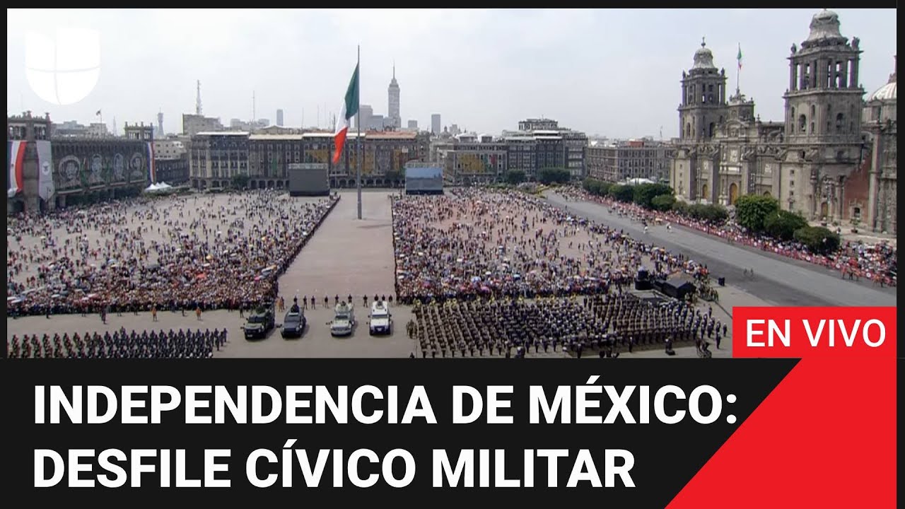 🇲🇽 Mira en vivo el desfile cívico militar por el 214 Aniversario de la Independencia de México