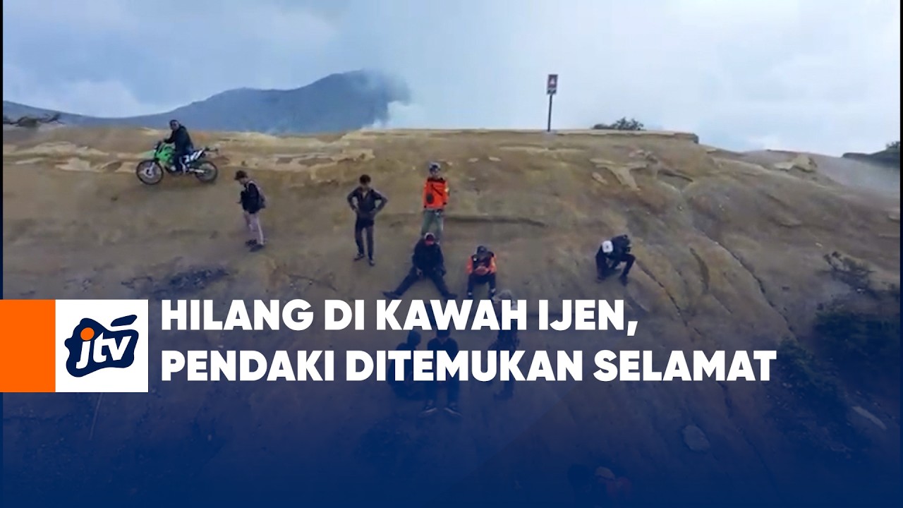 Hilang Di Kawah Ijen, Pendaki Ditemukan Selamat