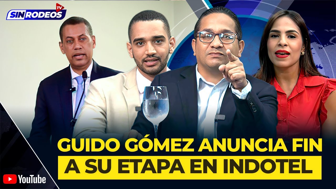 GUIDO GÓMEZ ANUNCIA FIN A SU ETAPA AL FRENTE DE INDOTEL TRAS 17 MESES: "TODOS LOS CICLOS SE CUMPLEN"