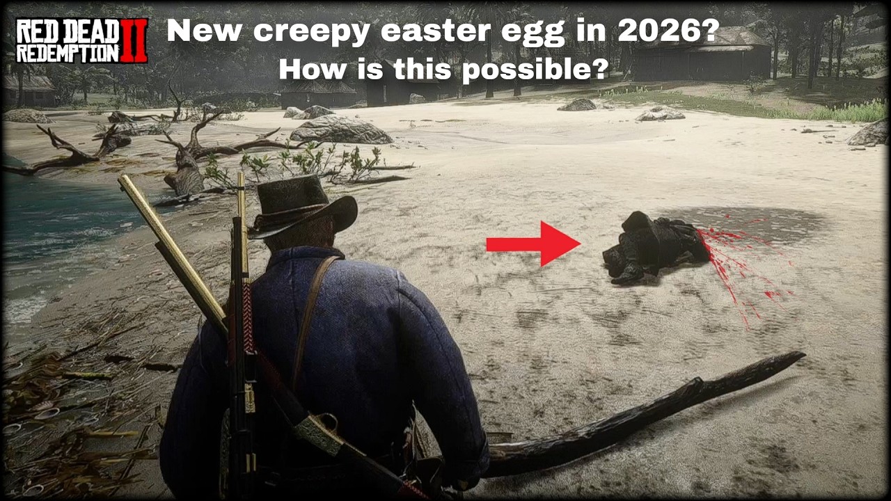 What happens if you go back in Guarma as arthur? (Creepy dutch easter egg)