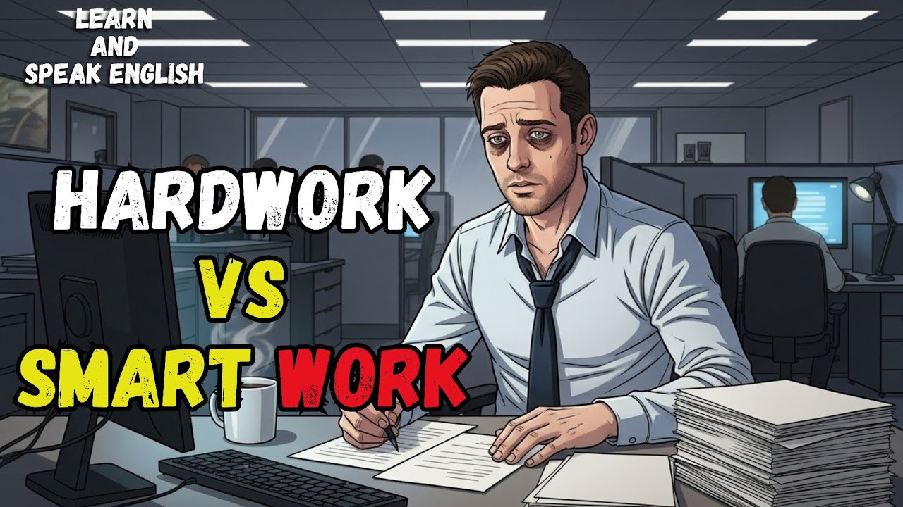 Hard Work vs Smart Work | Learn English Through a Powerful Life Story