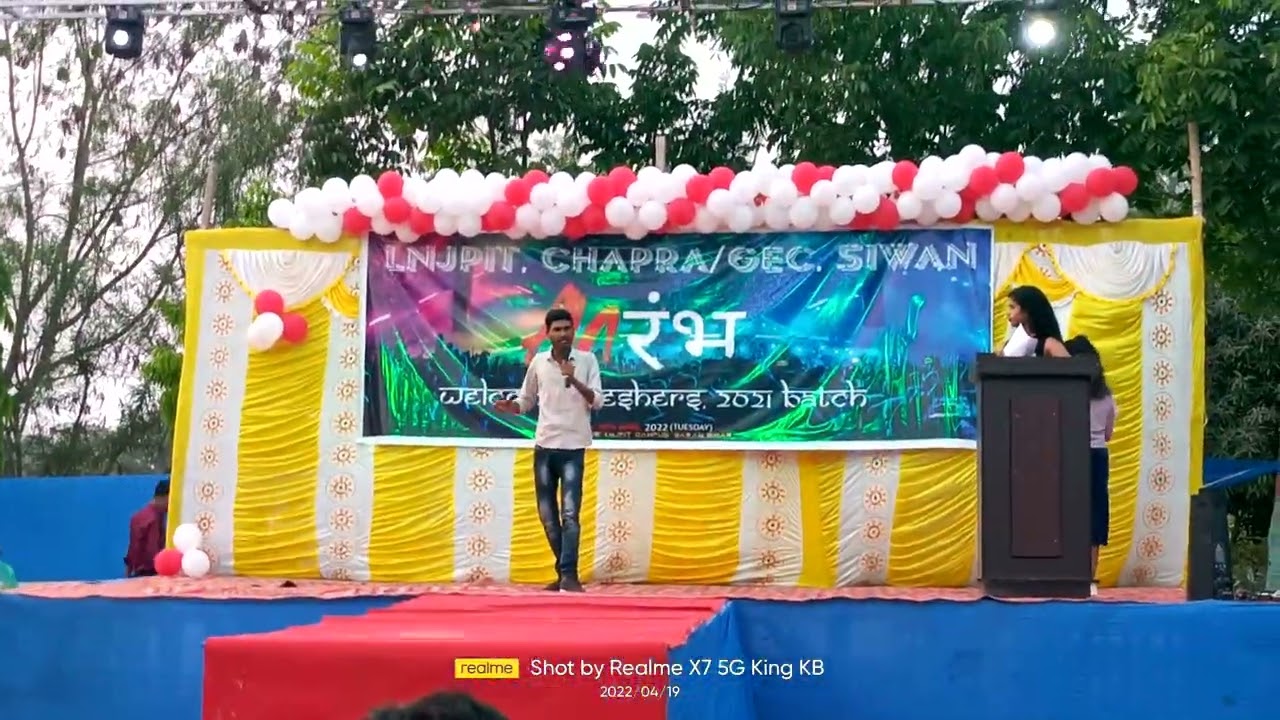 LNJPIT, fresher party, Shayari Quotes, Amrendra