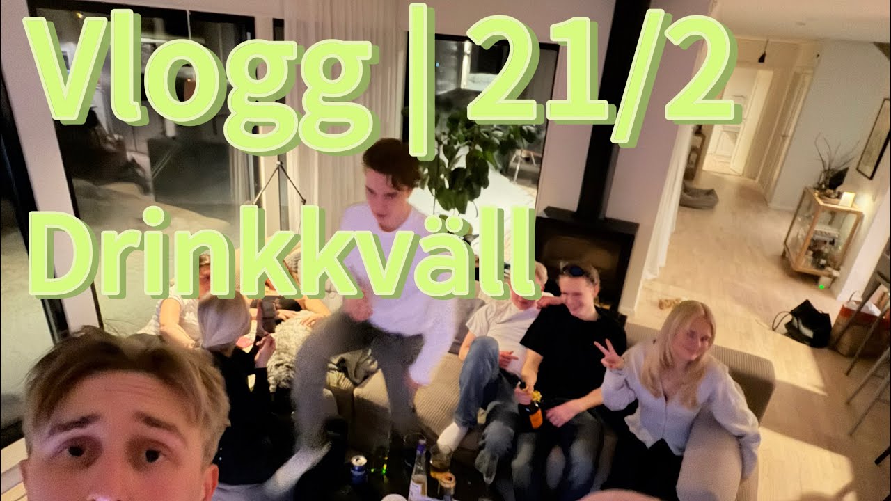 Vlogg | 21/2 Drinkkväll + Tävlingar och annat roligt