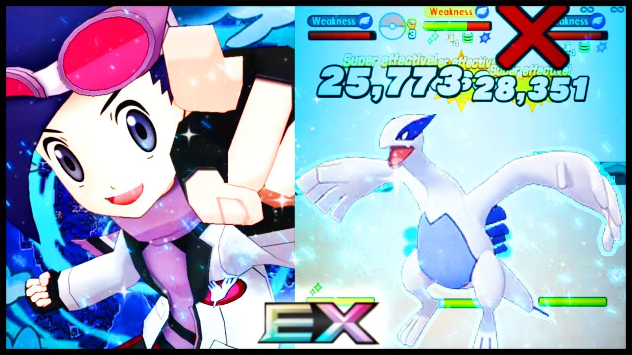 Strongest AOE Flying Sync Nuke! 6 Star EX SS Ethan & Lugia Showcase! | Pokemon Masters EX