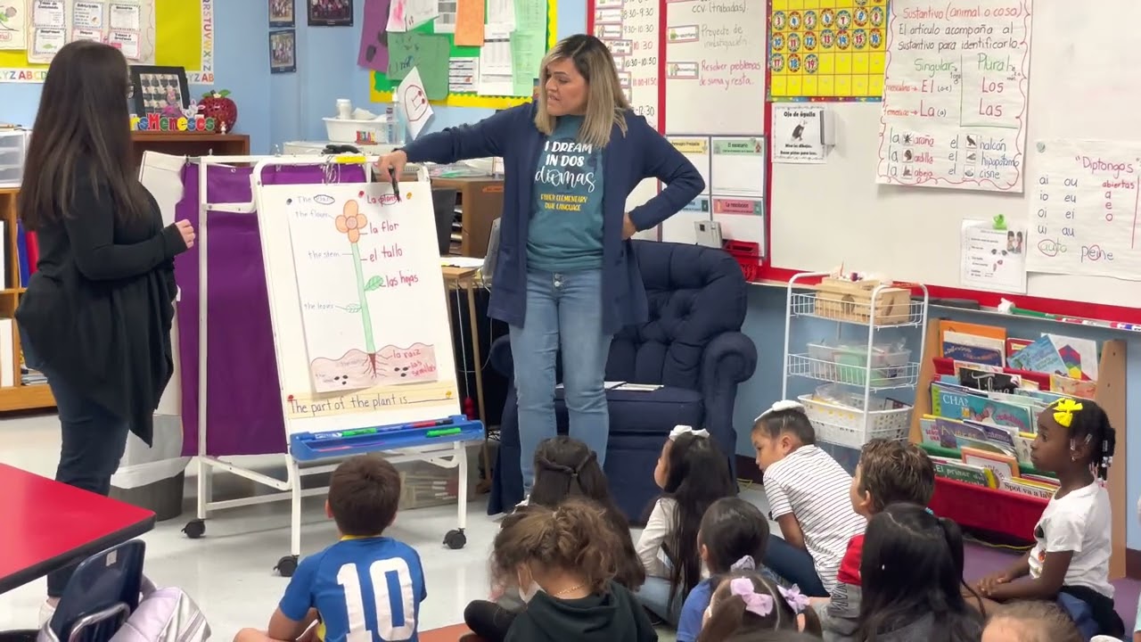 Kinder Dual Language Bridge Lesson- Fisher Elem. Spring 2022