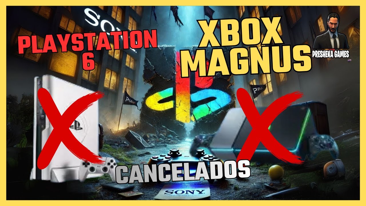 PLAYSTATION 6 E XBOX MAGNUS CANCELADOS #playstation #microsoft #cancelados