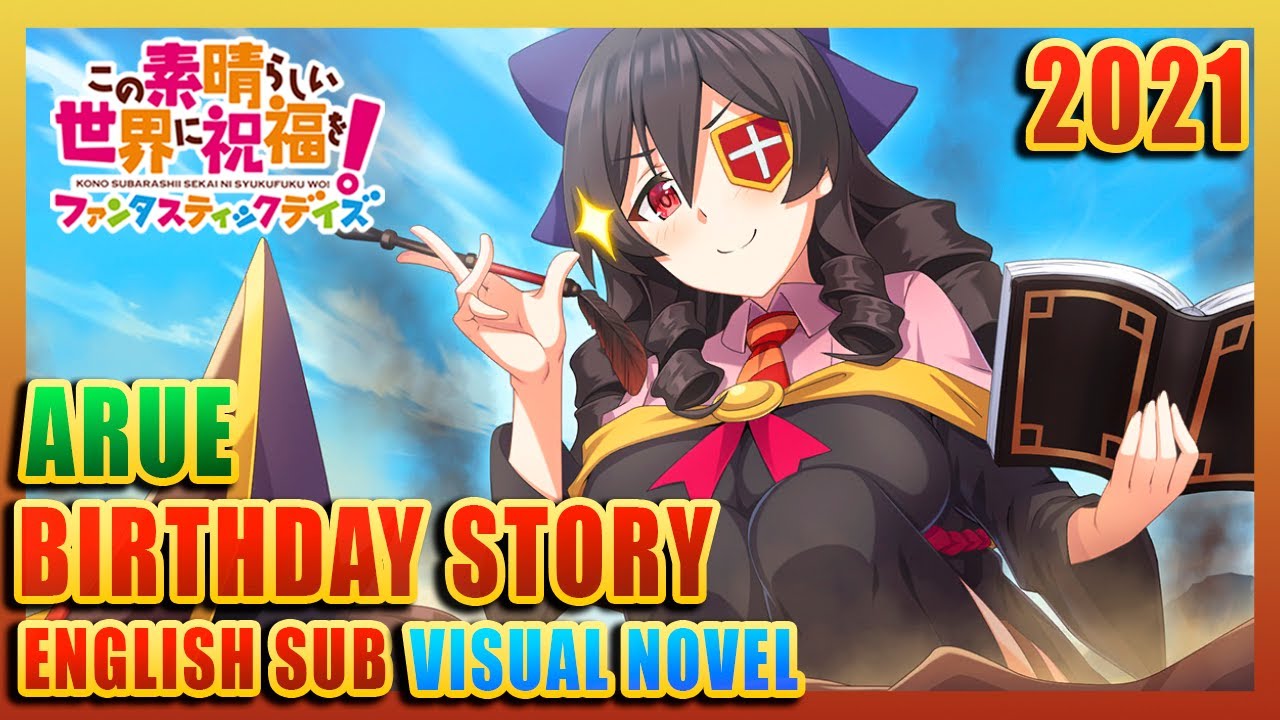 [Eng Sub] Arue's Birthday! 2021 | KonoSuba Fantastic Days | Bday Event #20