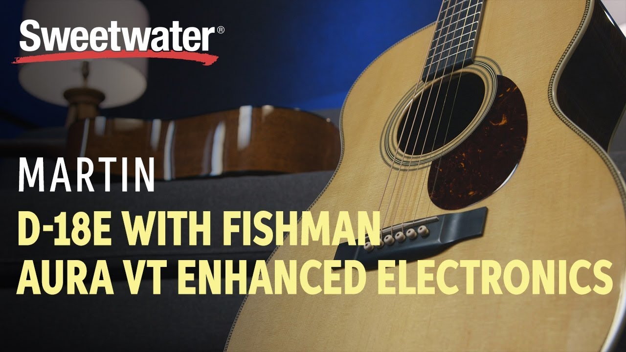 Martin D-18E Retro with Fishman Electronics Demo