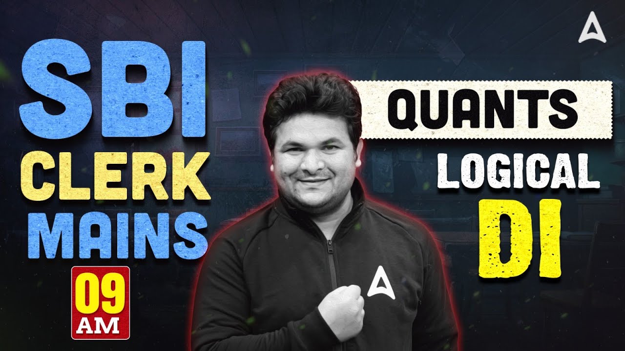 SBI Clerk Mains Classes 2025 | Quants Logical DI | Quants By Shantanu Shukla