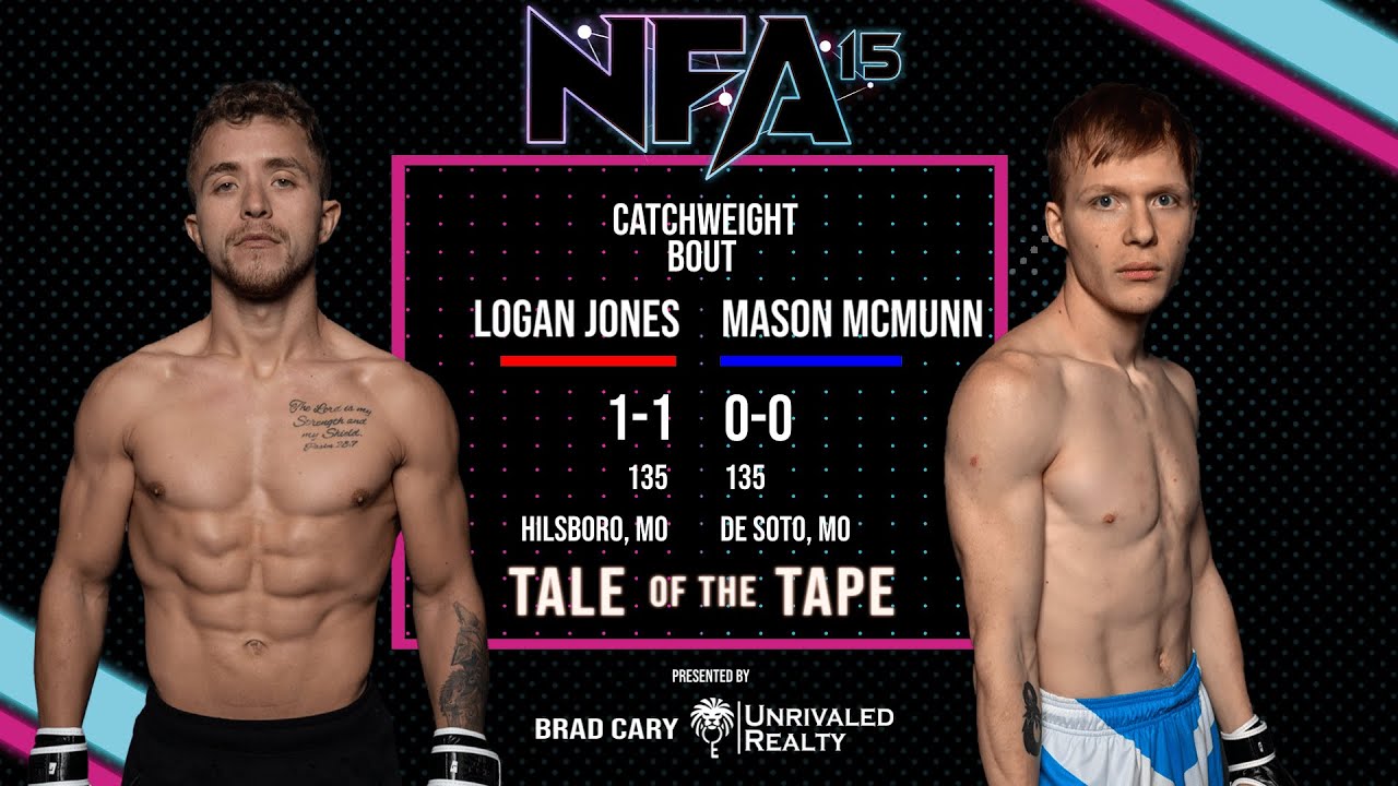 Nemesis 15 amateur bout Mason McMunn vs Logan Jones