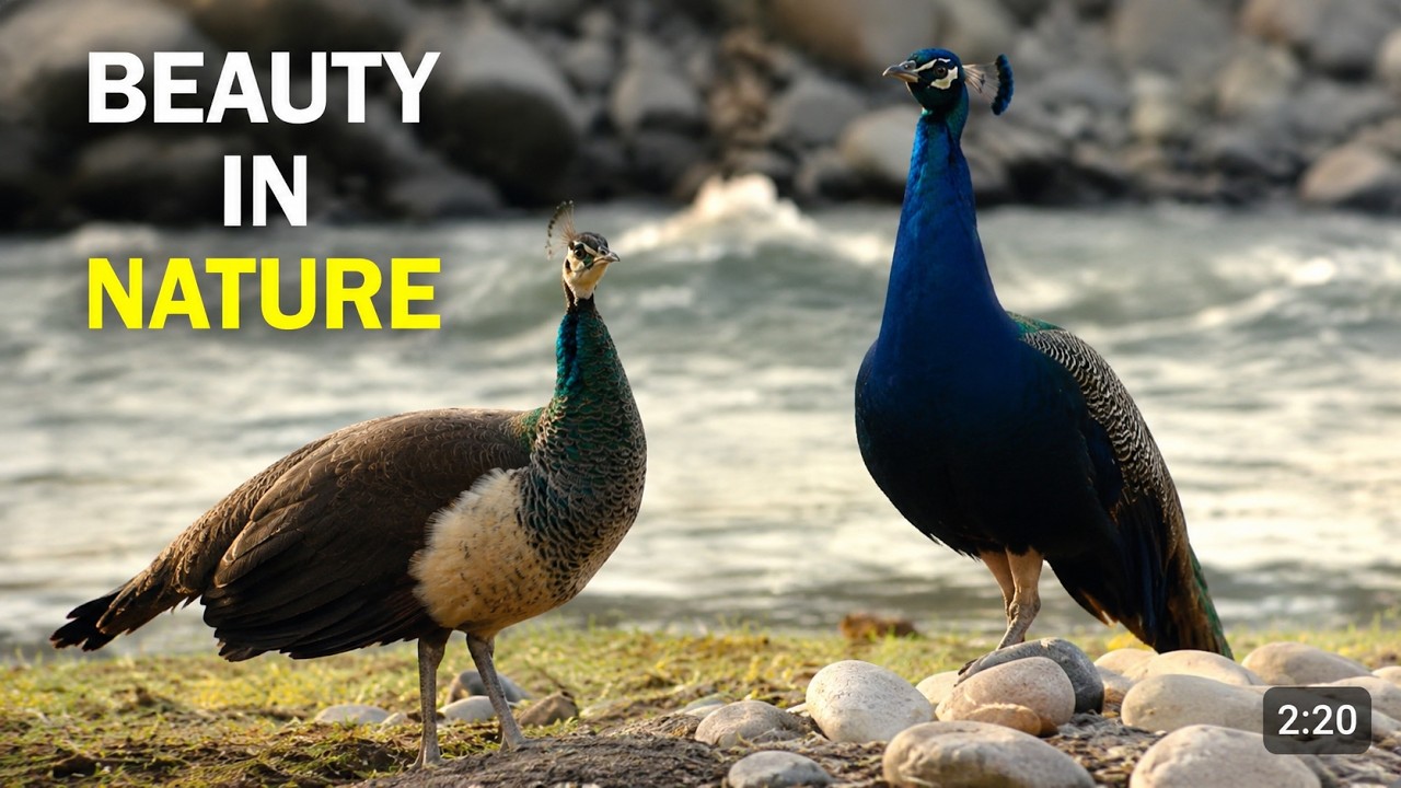 Discovering Nature's Most Beautiful Bird#PeacockBeauty#WildlifeWatching#NatureLovers