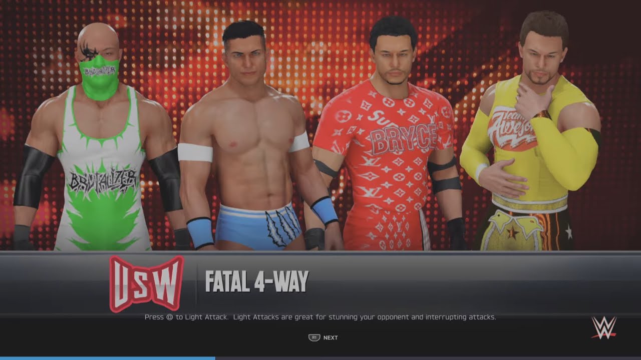 Omar Villanueva Vs Bryce Rivas Vs Buzzsaw Lee Vs Curt Awesome(USW)
