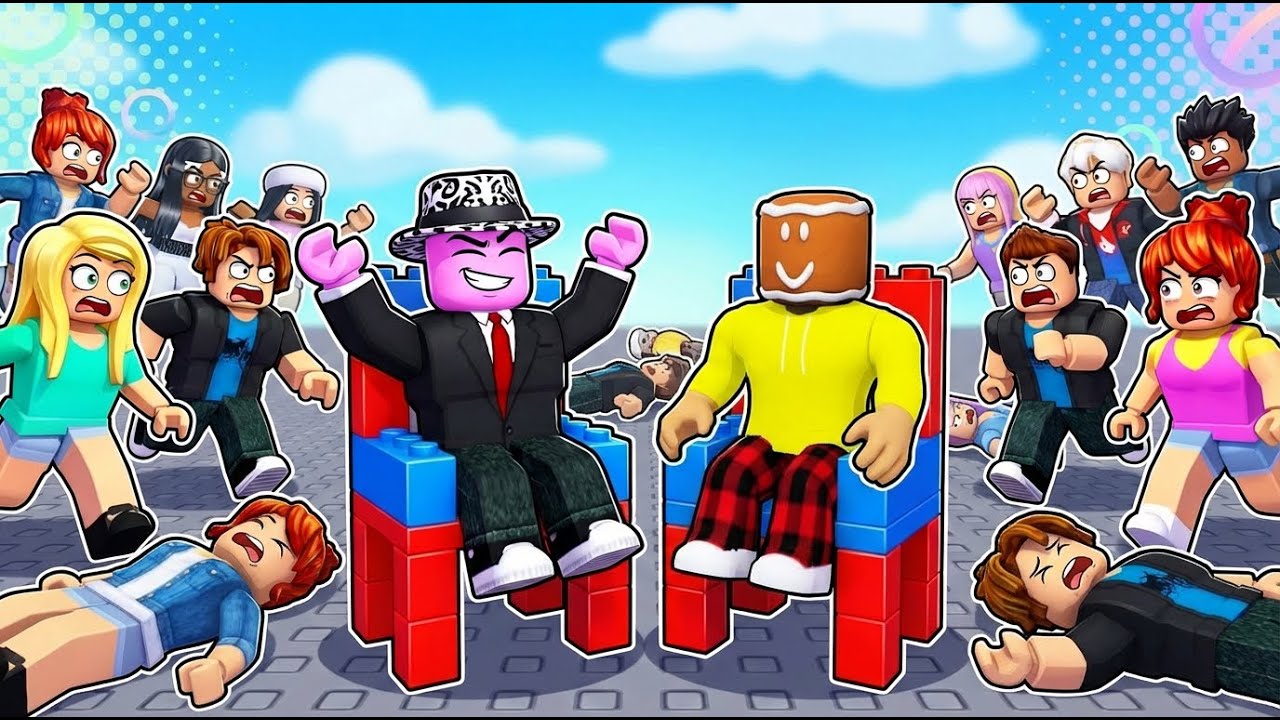 1 vs 100 Roblox Players in Musical Chairs