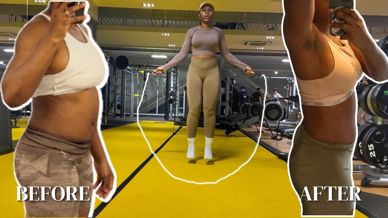 I tried MR LONDON JUMP ROPE challenge. (results!) *no diet*