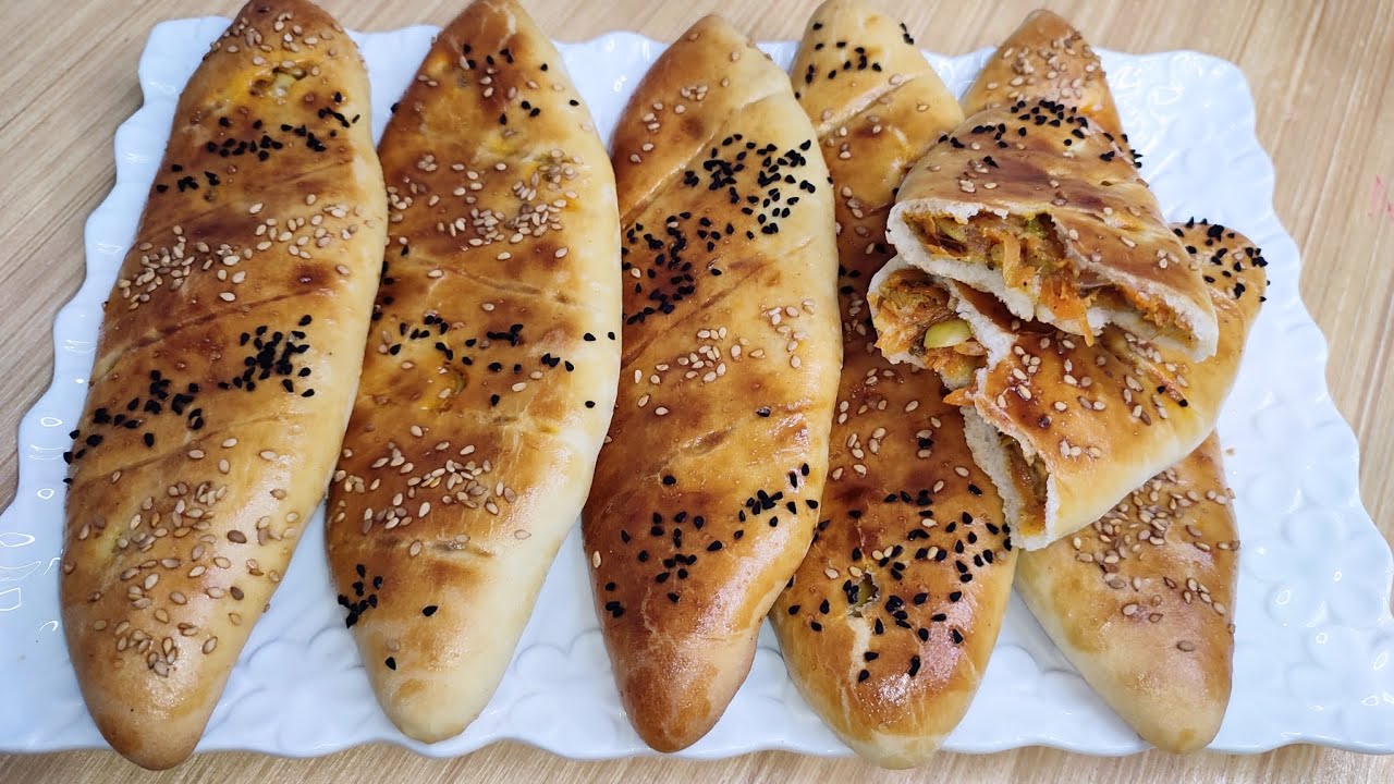 ميني باگيط معمر بحشوة لذيذة ساهل ماهل يستحق التجربة 😋🥖
