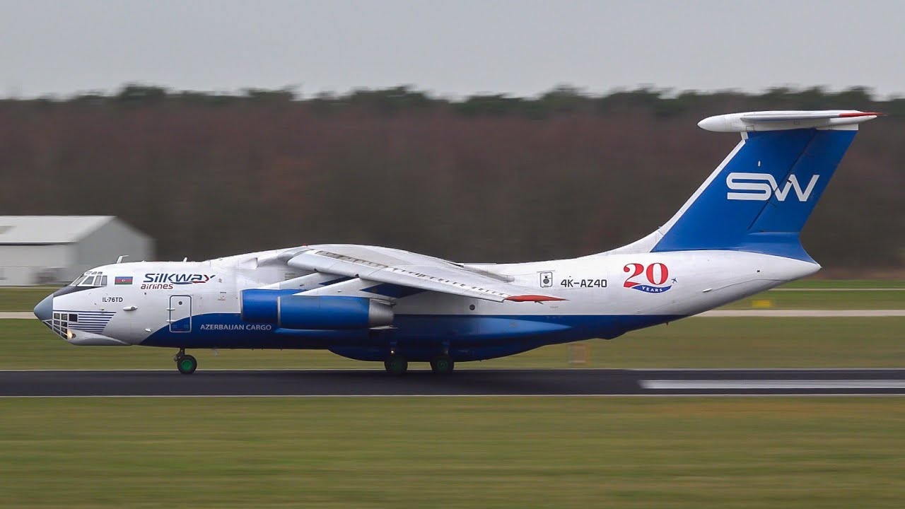 Ilyushin IL-76TD with Classic, Loud engines, NATO A330MRTT, RNLAF C130 & more! | Eindhoven Airport