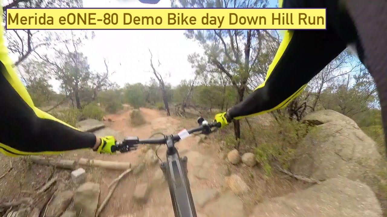 Merida eOne Eighty 2025 Demo day Cressy - Down Hill run YouYangs