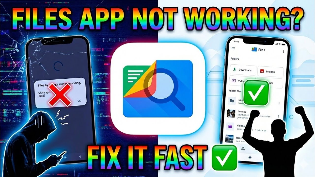 How to fix files manager | files by Google not working | not opening problem 2026