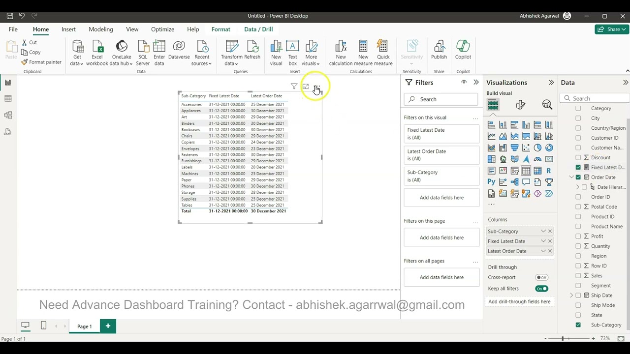How to Get the Latest Year or Quarter or Month or Week Number in Power BI using DAX